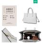 New Style Purses And Women Tote Handbags With Zipper For Ladies Cowhide Leather Simple Shoulder Bags