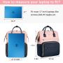 LOVEVOOK 14 15.6 17 Business Backpacks Travel Bags Student Bookbag Teacher Work Backpack with USB Port Laptop Backpack for Women