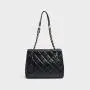 Wholesale Custom Fashion Handbag Nice Quality Pu Leather Shoulder Bag Diamond-Shape Line Tote Bag With Gold Chain For Women