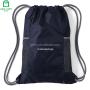 New Arrival Custom Design 420D Polyester Sport Drawstring Gym Bag With Water Bottle Holder