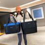 HR760 Large Carrying Short Distance Travel Bag Oxford Business Trip Reinforced Contrasting Colors Hand Luggage Bag Leisure Bag