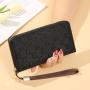 2024 Women's Waterproof Korean Style Long Wallet Multifunctional Card and Mobile Phone Bag Coin Purse