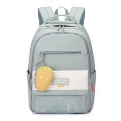China factory hotsale low moq waterproof pink girl lady school backpack book bag leisure bag