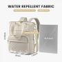 LOVEVOOK 2023 Fashion Diamond Quilted laptop Backpack Cute Girls Travel Work School Bag with USB Port Laptop Backpack for Women