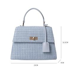 Fall And Winter New Arrival Women Elegant Fabric Vegan Leather Ladies Hand Bags Luxury Designer Handbags Oem Purses And Handbags