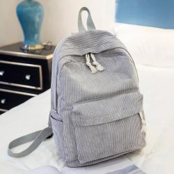 KBW346 Hot Selling School Backpack for Teens Large Corduroy Lightweight Laptop Bag for Girls Women Casual High School College