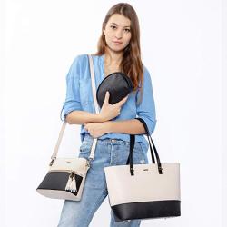 Lovevook 2022 Custom logo PU Leather Crossbody Bag Ladies 3 PCS Handbags Set Womens Tote Purse and Handbags