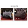 ZWY310 New Men Genuine Leather Business Briefcase Wholesale Customized Daily Vintage Handbag Hot Sale Travel Work Laptop Bag