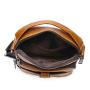 XL295 Genuine Leather Men's Shoulder Bag Multi-layer Large Capacity Messenger Bag Wear-resistant Durable Bag First Layer Cowhide