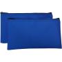 Gelory Custom Logo Solid Color Pencil Case Promotional Wholesale Portable Zipper Pencil Bag