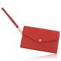 Customized Leather Cash Envelope Wallet Women Long Purse Clutch Wallet Leather Women's Long Wallet