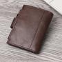 2024 spring new hot selling business men's short wallet large capacity multi-card slot wallet credit card bag