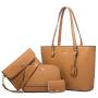 2024 New Luxury Designer Pu Leather Ladies Hand Bags Set 4 In 1 Handbag Sets trendy bags