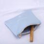 High Quality Custom Logo Printing Canvas Zipper Cosmetic Travel Pouch 8oz Cotton Makeup Bag