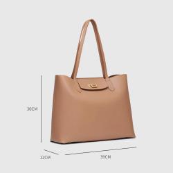 Custom Women Tote Bag Luxury Vegan Leather Handbags Large Capacity Ladies Shoulder Bags