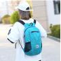 ZF097 Custom Logo Shoulder Bag Man Folding Lightweight Travel Sports Backpack Woman Polyester Waterproof Breathable Outdoor Bag