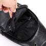 KBW664 New Fashion Men Business Chest Bags PU Leather Casual Crossbody High Quality Chest Shoulder Bag Outdoor Travel Sling Bags