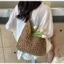 ZWY324 New Seaside Wholesale Girls Skeleton Woven Bag Beach Vacation Daily Straw Bag Wholesale Eco-friendly Travel Shoulder Bag