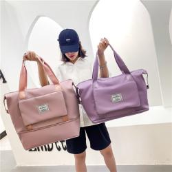 Wholesale Foldable Expandable Lightweight Large Sports Gym Handbag Travel Duffel Bag