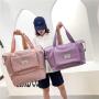 Wholesale Foldable Expandable Lightweight Large Sports Gym Handbag Travel Duffel Bag