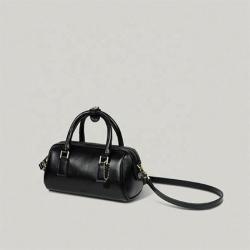 2024 Manufacture Fashion Women Crossbody Bag Customized Pu Vegan Leather Bag Stylish Casual Shoulder Drum Handbags