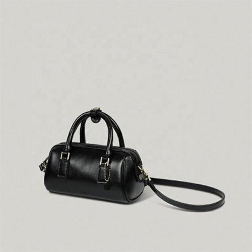 2024 Manufacture Fashion Women Crossbody Bag Customized Pu Vegan Leather Bag Stylish Casual Shoulder Drum Handbags