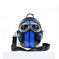 2024 New helmet bag Funny cute fashion street popular backpack Women crossbody handbag ladies Cool girl Cool boy backpack 23 cm