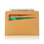 Factory direct card holder leather slim id cardholder mini wallet holder rfid pu credit card holder