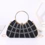 Fashion Ladies full rhinestone Clutch Small Designer Fleece Crossbody Bags Luxury Handle Party Evening Women Velvet Envelope Bag