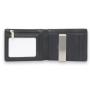 Minimalist slim rfid blocking card wallet front pocket pu leather money clip men wallet