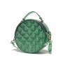 2024 Custom Logo Diamond PVC Jelly Bag For Fashion Women Ladies Round Handbag