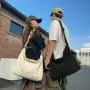 Wholesale Factory Custom Canvas Shopping Bag Korean Casual Fashion crossbody Shoulder Bag for Student