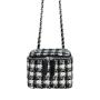Autumn New design shoulder bag Fashion contrast plaid phone bag crossbody women's messenger Metal chain mini bag