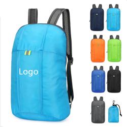 Custom Logo Lightweight Storage Backpack Waterproof Outdoor Travel Sports Cycling Folding Bag