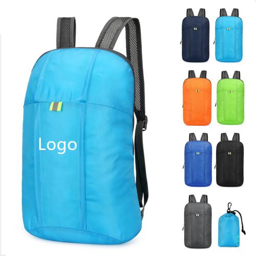 Custom Logo Lightweight Storage Backpack Waterproof Outdoor Travel Sports Cycling Folding Bag