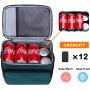 Family Travel Picnic Drink Fruit Food Fresh Thermal Insulated Women Men Cooler Bento Lunch Box Tote Bag