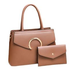 OEM883 New Fashion Bolsos Mujer 2 pcs in Sets Women Handbag Leather Shoulder Bag Female Brand Design Handbag Sets for Women