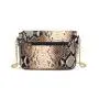 2024 Custom Logo Snake PU Leather Shoulder Bag For Women Ladies Cross Body Bags