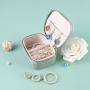 wholesale portable PU Leather Crocodile Print jewelry bag bracelet accessories ear studs ring Jewelry storage box