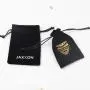 Customized Drawstring Gift Jewelry Velvet Pouches Small Black Perfume Watch Packaging Velvet Bag