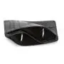 CUIKCA RFID Blocking Carbon Fiber Pattern PU Leather Wallet Purse Unisex Driver's License Card Holder Business ID Bank Card Case