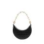 Mini Jewel Handle PU Leather Ladies Shoulder Bags Messenger Bags For Women Fashion Pearl Chain Lady Hobo Bags
