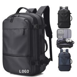 17-Inch Expandable Film Travel Laptop Bag Multi-Layer Fully Open Business  Computer Backpack Custom Logo Waterproof 30L Capacity
