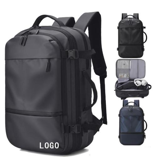 17-Inch Expandable Film Travel Laptop Bag Multi-Layer Fully Open Business  Computer Backpack Custom Logo Waterproof 30L Capacity