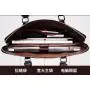 OEM fashion Men's business briefcase genuine leather men  handbag wholesale handbags factory