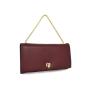 Luxury wholesale elegant Stylish woman  clutch Chic Design Vegan Leather  Lady chain wallet phone case