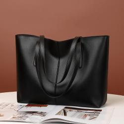 Hot Sale Black Leather Tote Bags Women Handbags Ladies Shoulder Sling Bag Women Big Totes Handbag Wholesale