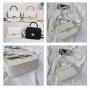 2024 new temperament small package design women's fashion single shoulder crossbody bag simple handbag small square bag