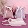 Portable Luxury Travel Bag Lightweight Cotton Velvet with Embroidery Drawstring Storage for Cosmetics Lady's Fashion Style