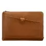 Custom business laptop bag genuine leather slim sleeve laptop case bag leather sleeve pouch bag